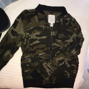 FULL TILT camouflage bomber